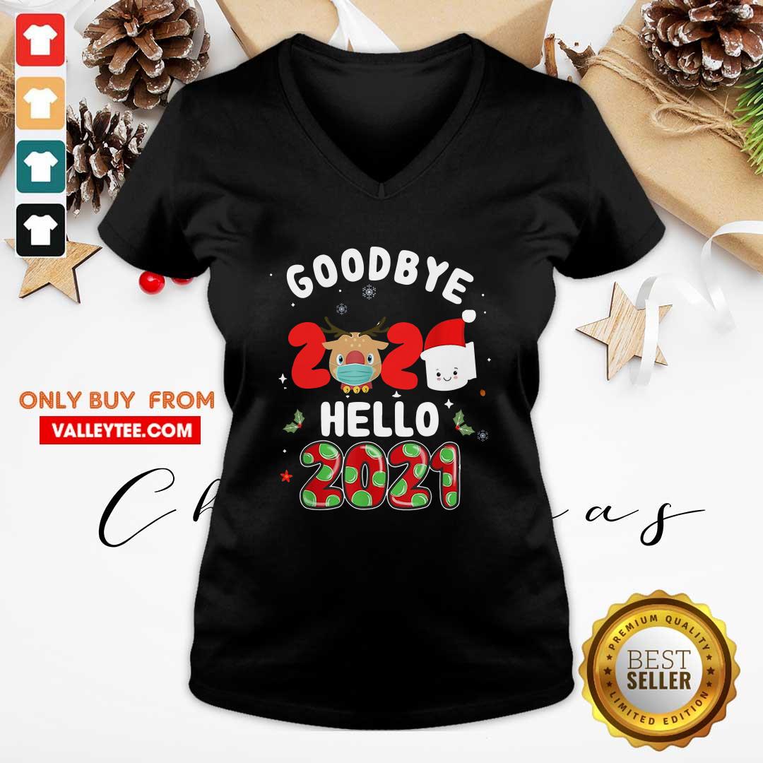 Cool Goodbye 2020 Toilet Paper Santa Hello 2021 Shirt - Image 4