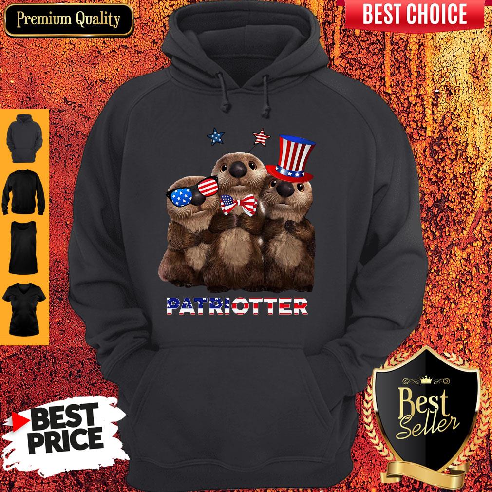 Independence Day Otter Patriotter Shirt - Image 5