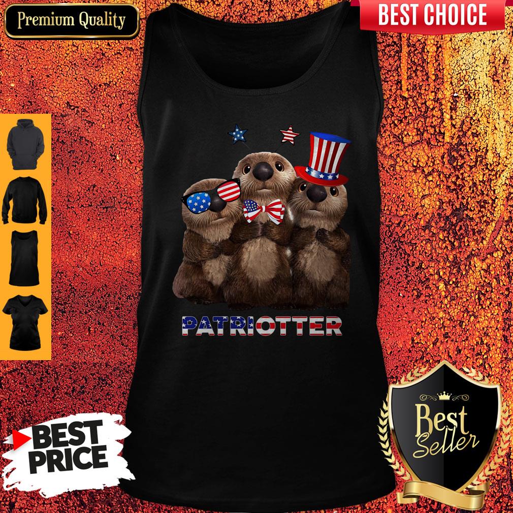 Independence Day Otter Patriotter Shirt - Image 3