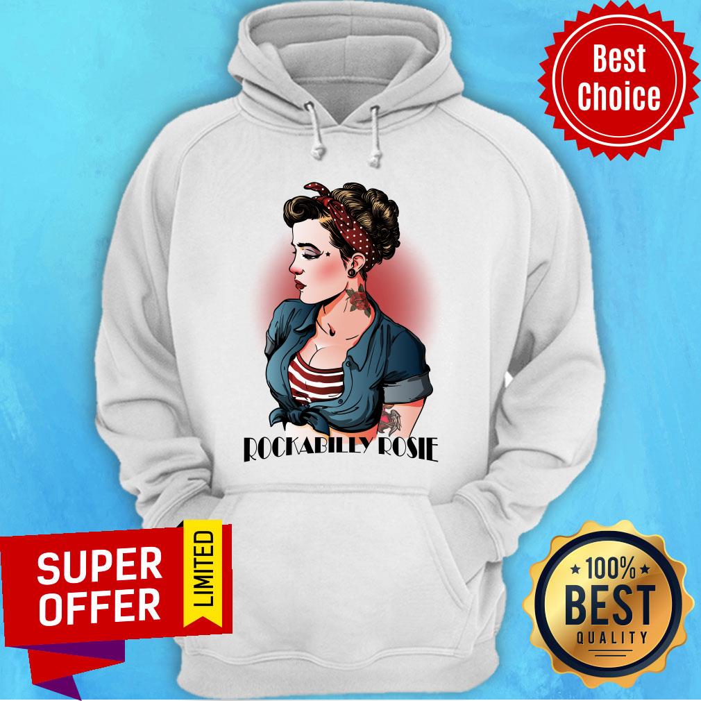 Rockabilly Rosie Woman Day Of The Dead Shirt - Image 5