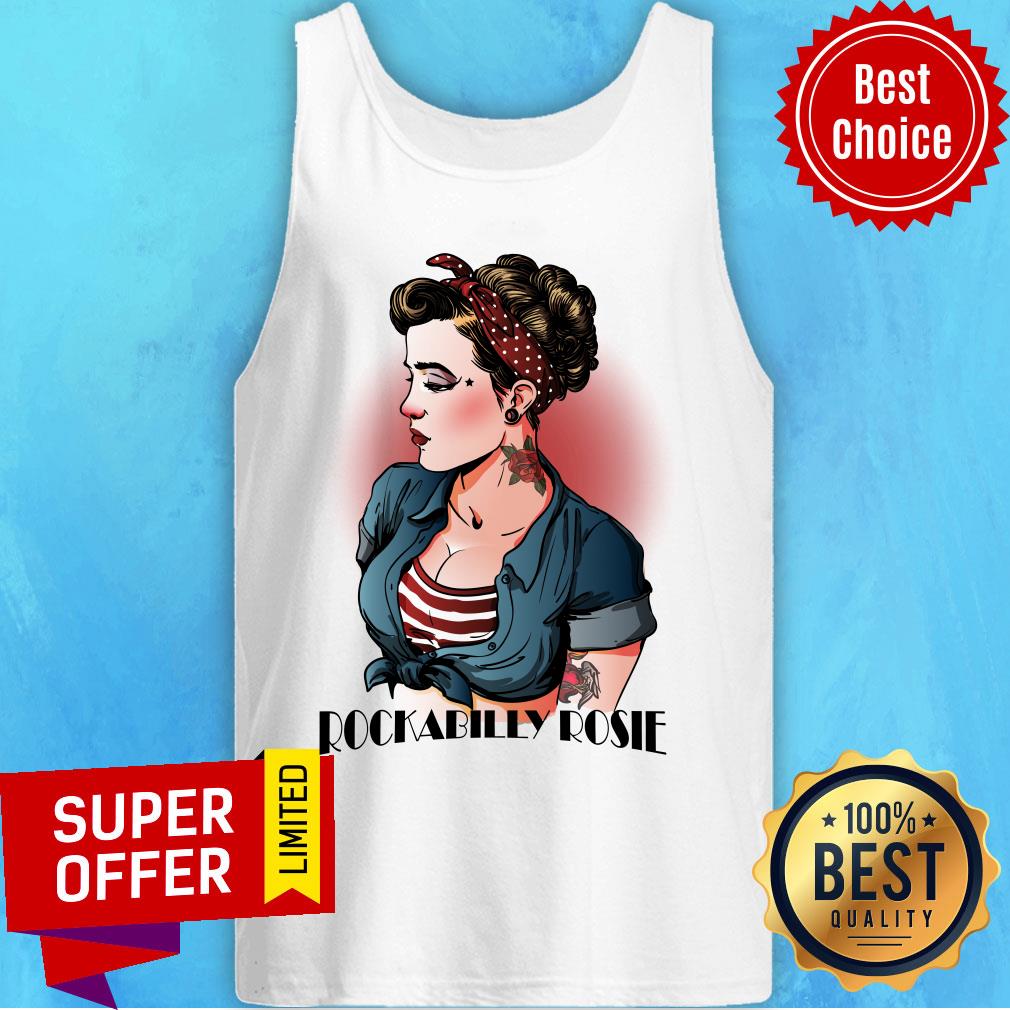 Rockabilly Rosie Woman Day Of The Dead Shirt - Image 3