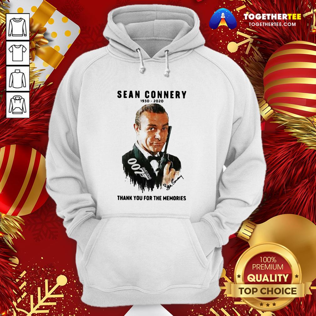 Great Sean Connery 007 1930 2020 Signature Thank You For The Memories Shirt - Image 5