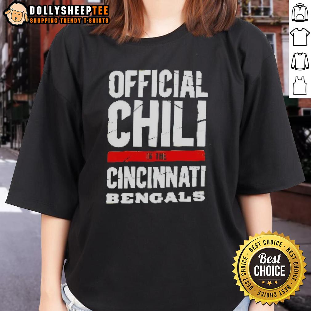 Original Official Chili Of The Cincinnati Bengals T-Shirt - Image 3