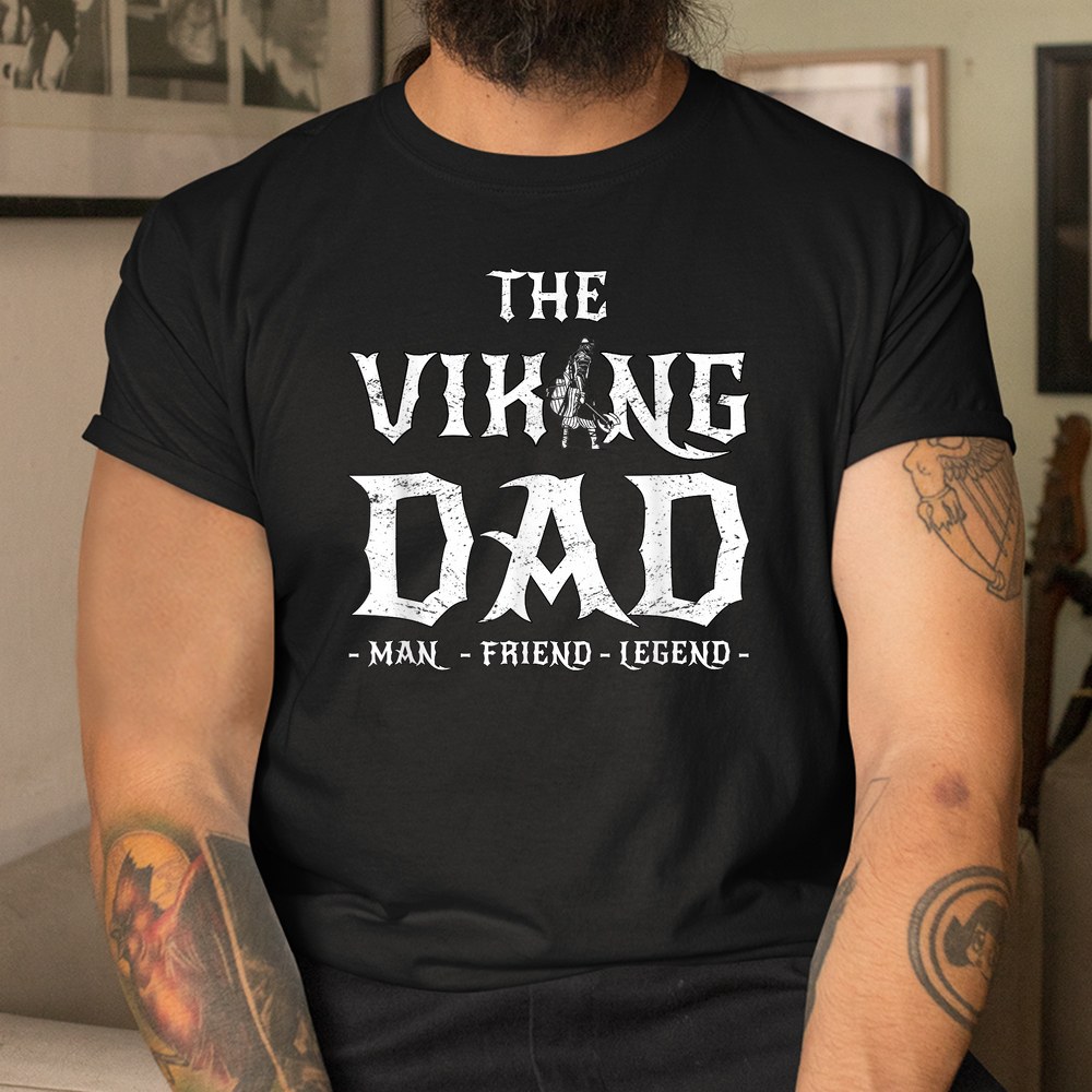 Viking The Viking Dad Valhalla Shirt - Image 3