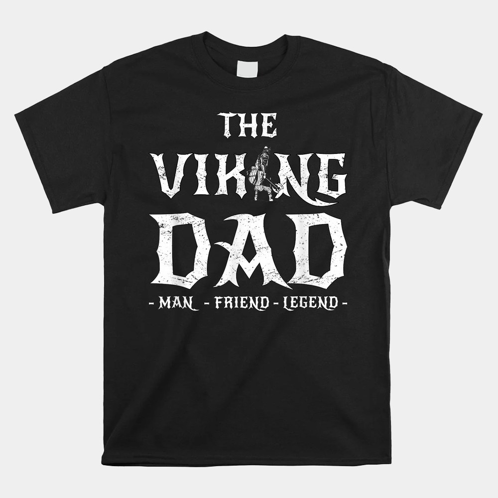 Viking The Viking Dad Valhalla Shirt - Image 4