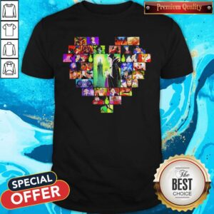 Maleficent Cartoon Heart Happy Halloween Premium Nice Shirt