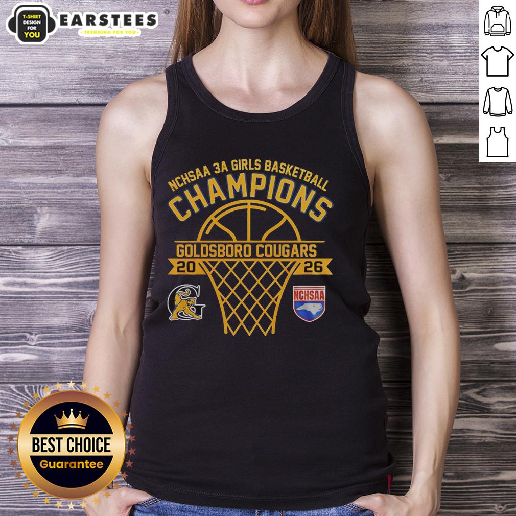Awesome Goldsboro Cougars Nchsaa 3a Girls Basketball Champions T-Shirt - Image 4