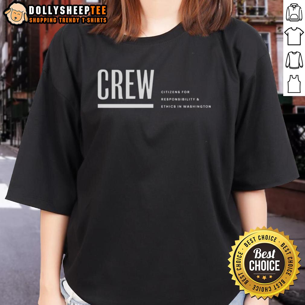 Original Crew Logo Citizens For Responsibility And Ethics In Washington T-Shirt - Image 3