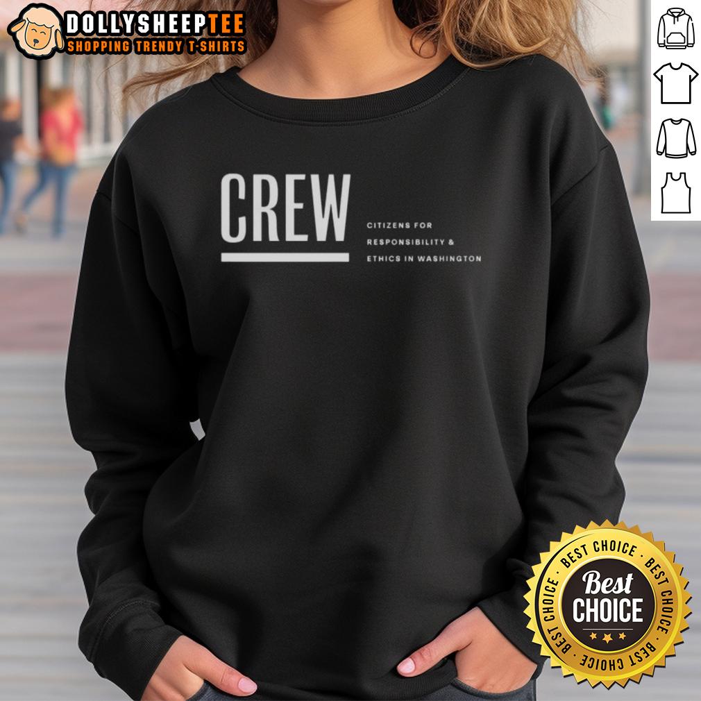 Original Crew Logo Citizens For Responsibility And Ethics In Washington T-Shirt - Image 5