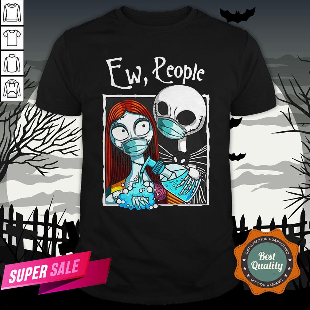 Jack Skellington And Sally Face Mask Ew People Shirt