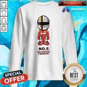 Alternative view of Great Scuderia Ferrari Kids 2017 Sebastian Vettel Driver T-Shirt