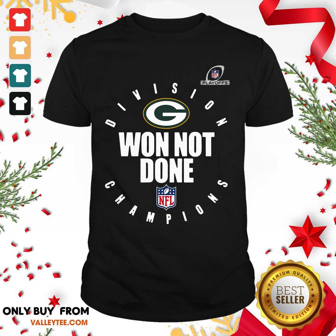 Hot Nfl Playoffs 2020 Won Not Done Division Champions Green Packers Shirt