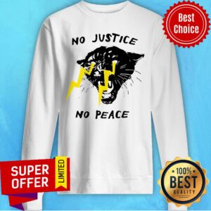 Alternative view of Nice No Justice No Peace Panther Shirt