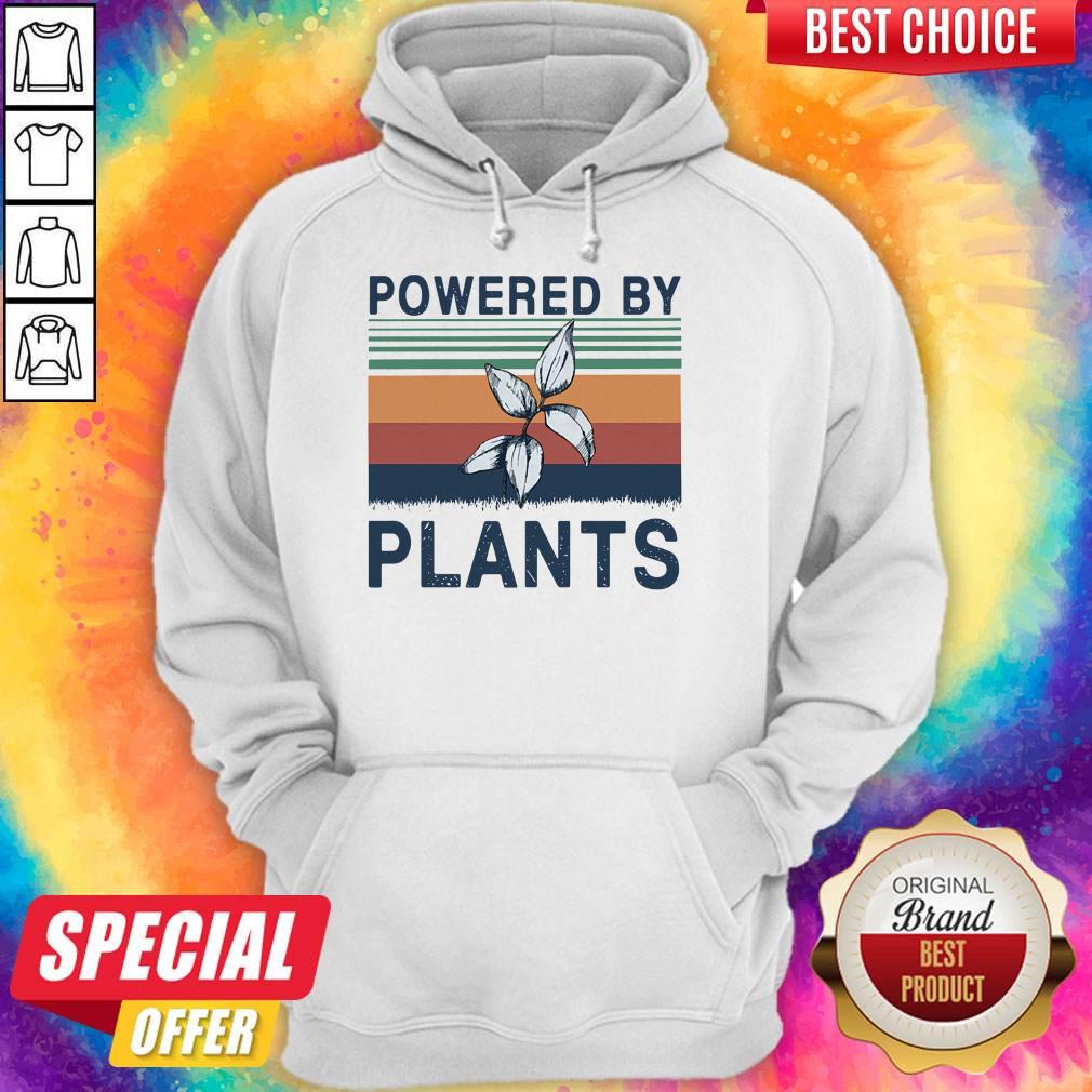 Official Powered By Plants Vintage Shirt - Image 5