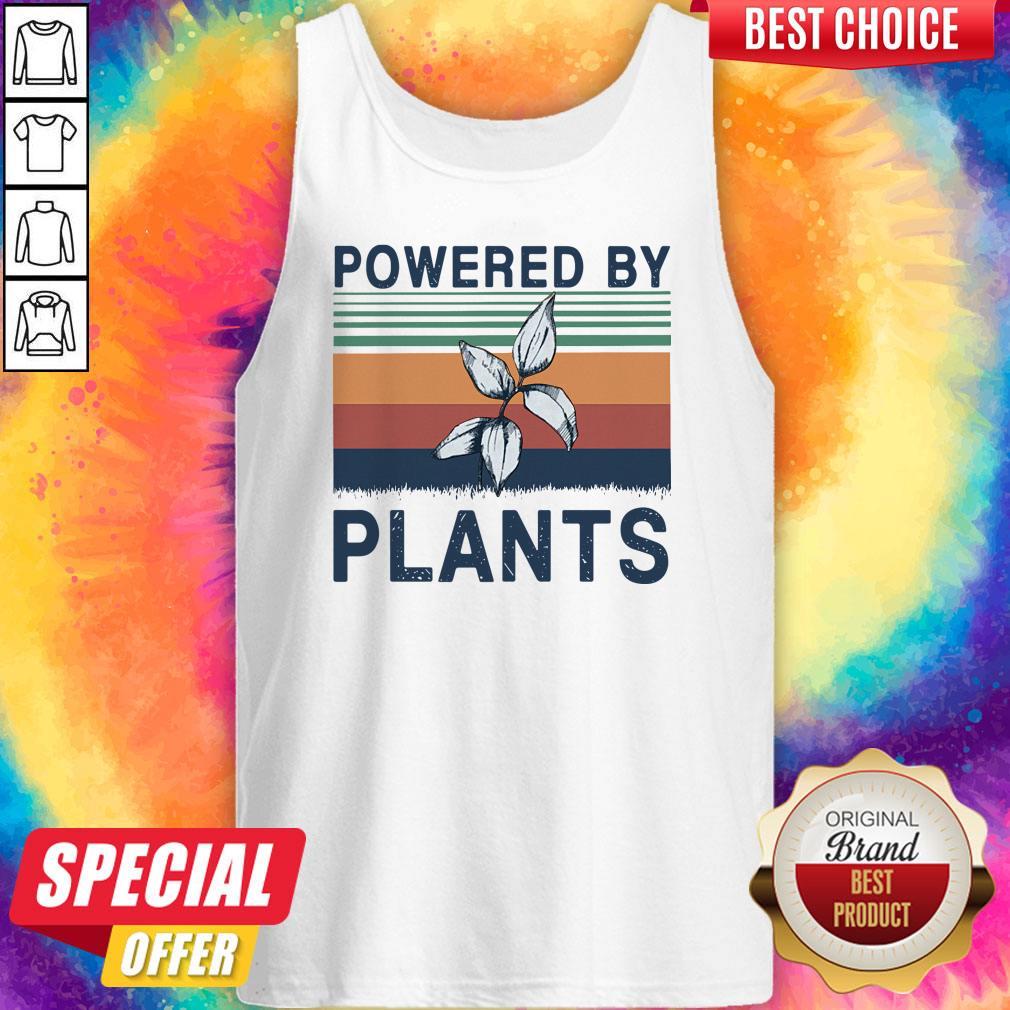 Official Powered By Plants Vintage Shirt - Image 4
