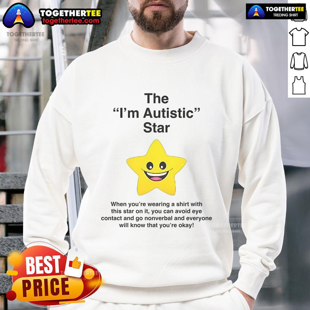 Official The I'm Autistic Star T-Shirt - Image 5