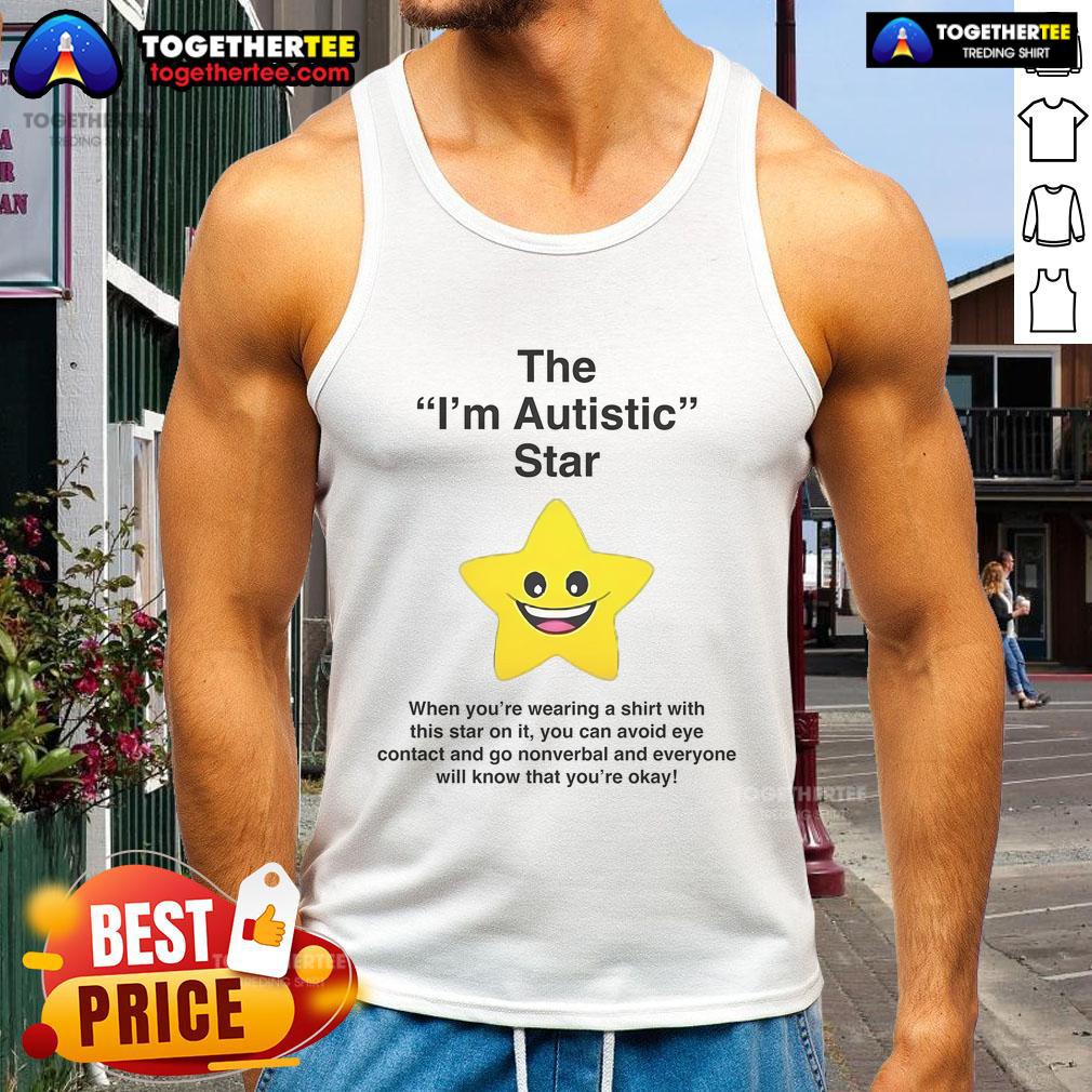 Official The I'm Autistic Star T-Shirt - Image 4
