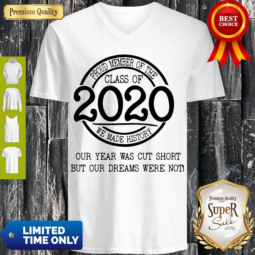 Good Proud Member Of The Class Of 2020 Coronavirus Our Year Was Cut Short Shirt - Image 5