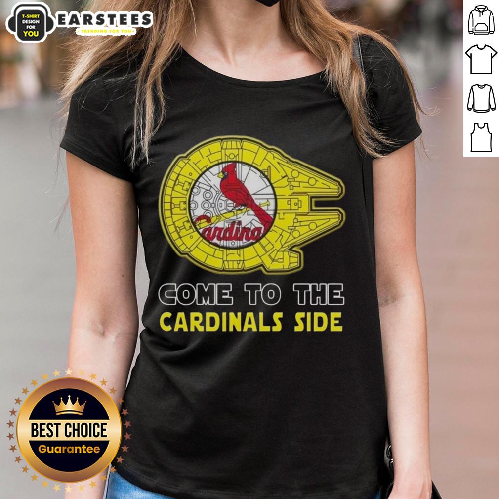 Good Star Wars Come To The St Louis Cardinals Side T-Shirt - Image 3