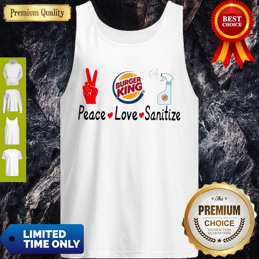 Burger King Peace Love Sanitize Shirt - Image 2