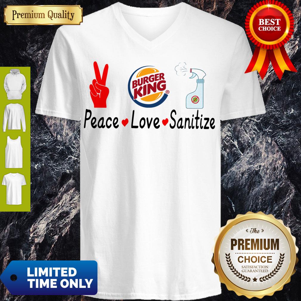 Burger King Peace Love Sanitize Shirt - Image 5