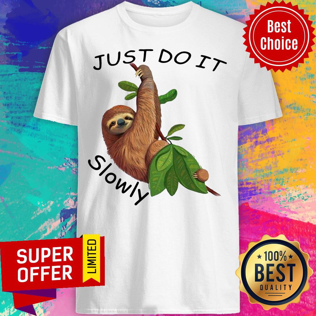 Nice Sloth Just Do It Slowly Shirt