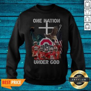 Alternative view of Ohio State Buckeyes One Nation Under God Shirt