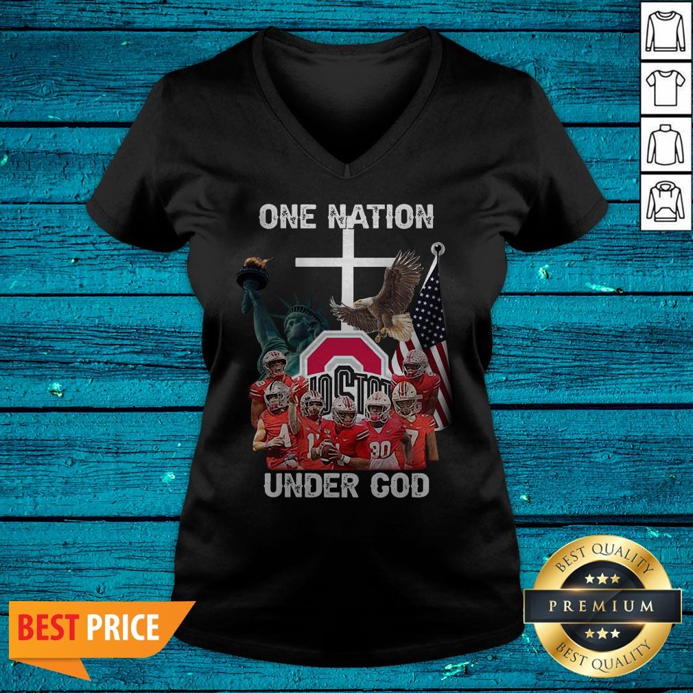 Ohio State Buckeyes One Nation Under God Shirt - Image 4