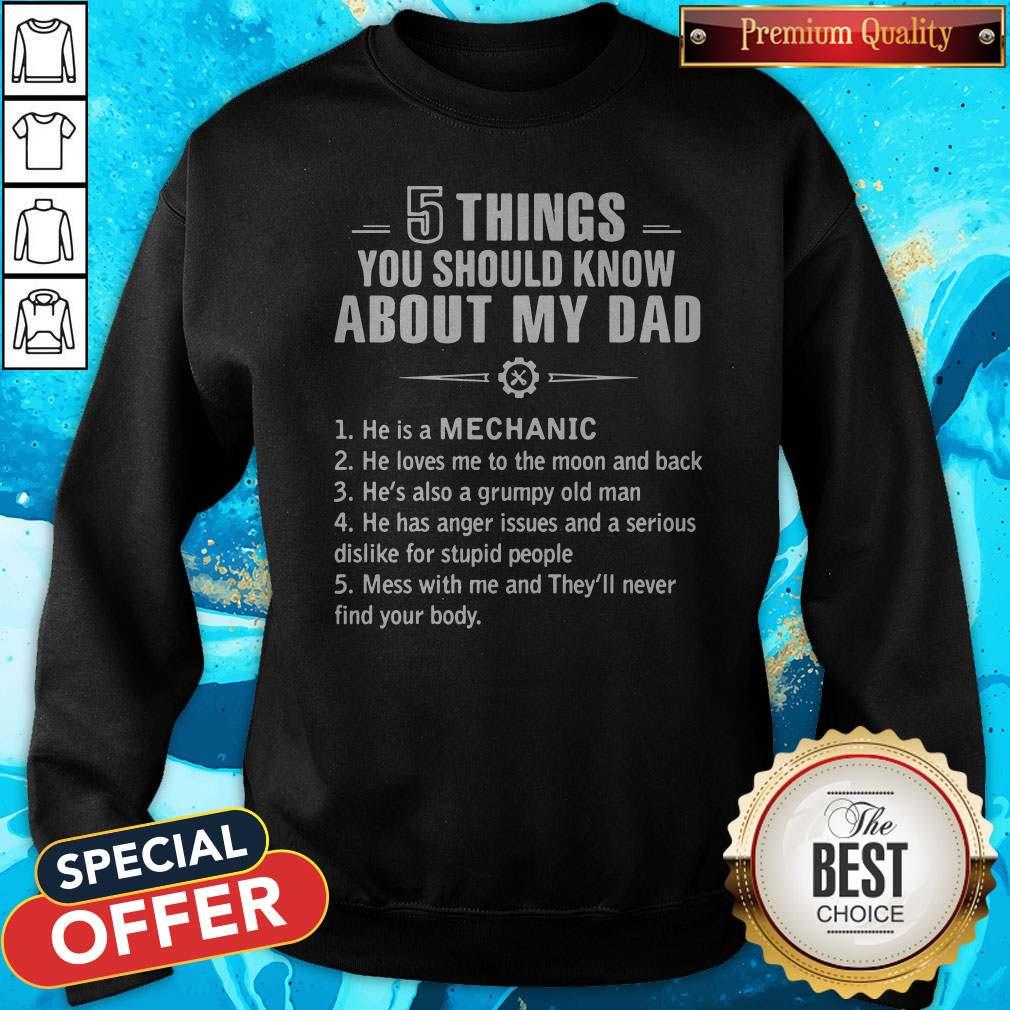 5 Things You Should Know About My Dad Mechanic Shirt - Image 4