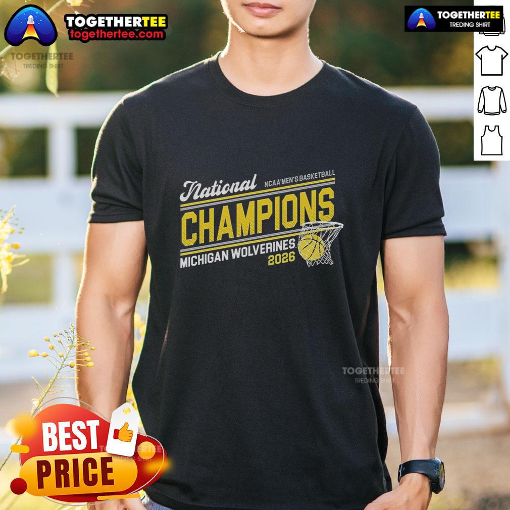 Top Michigan 2026 Basketball National Champions T-Shirt