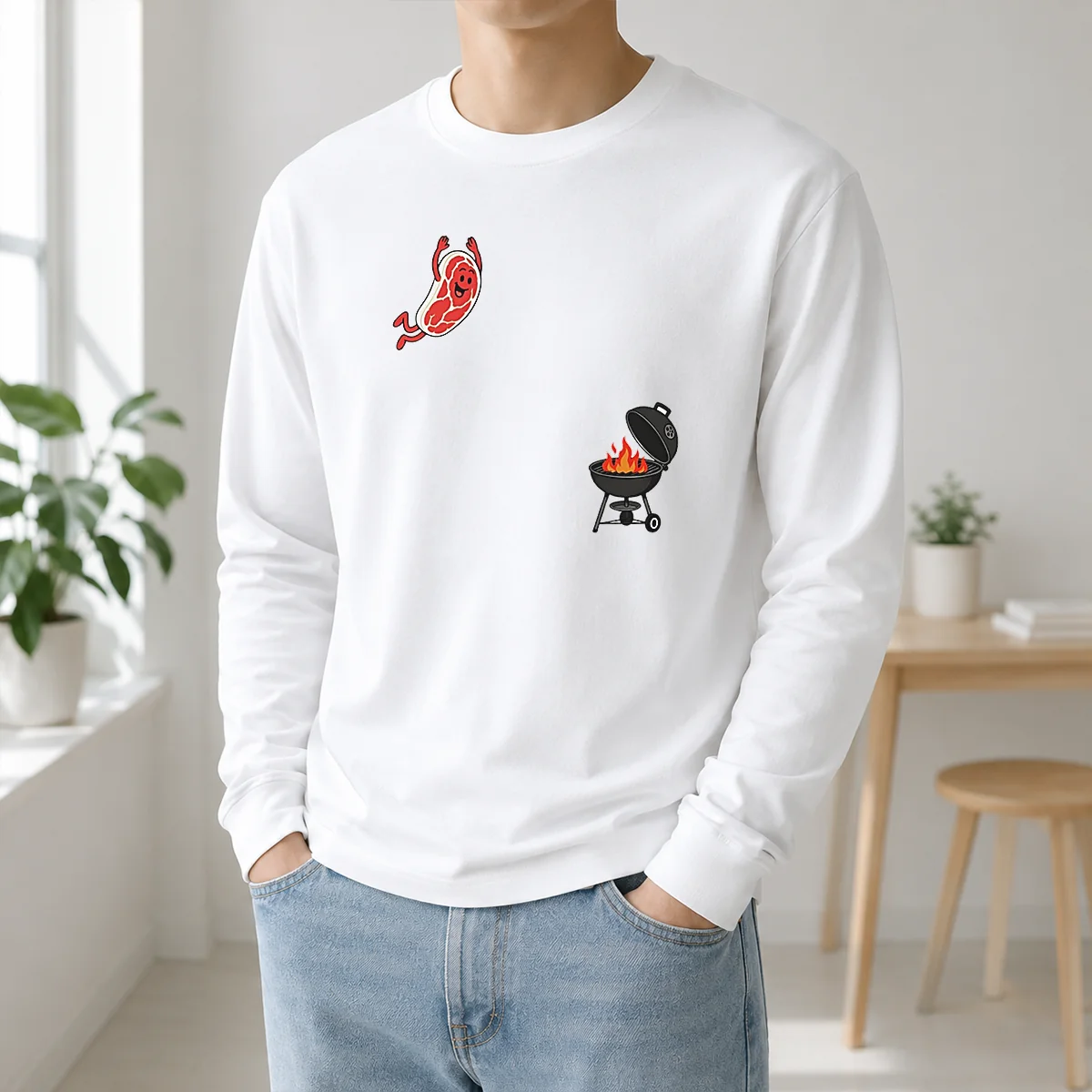 Pretty Steak Fly BBQ Freedom American 4th Of July 2026 Shirt - Image 5