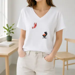 Alternative view of Pretty Steak Fly BBQ Freedom American 4th Of July 2026 Shirt