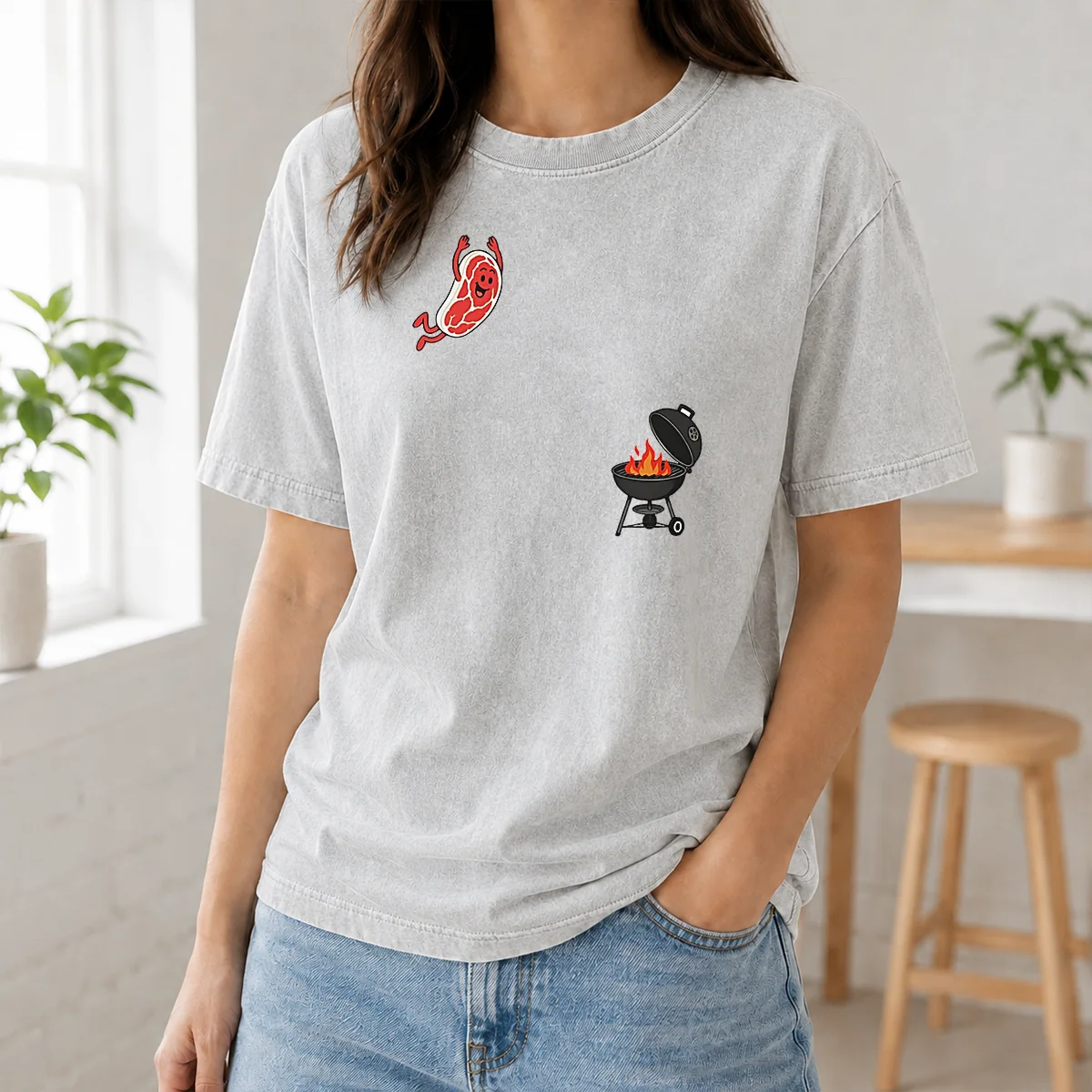 Pretty Steak Fly BBQ Freedom American 4th Of July 2026 Shirt - Image 8