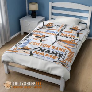 Alternative view of Perfect Disney Dusty Crophopper Blanket Fleece Customized Blanket