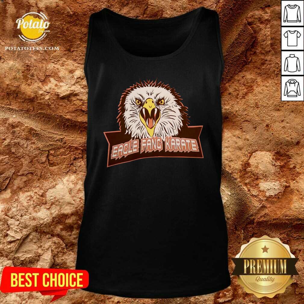 Awesome Eagle Fang Karate Distressed Shirt - Image 3
