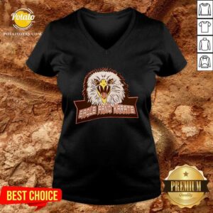 Alternative view of Awesome Eagle Fang Karate Distressed Shirt