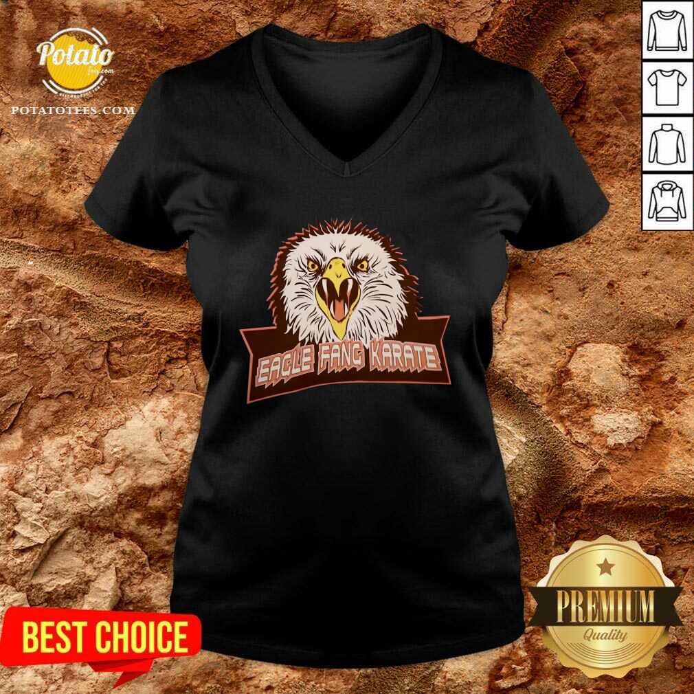Awesome Eagle Fang Karate Distressed Shirt - Image 2