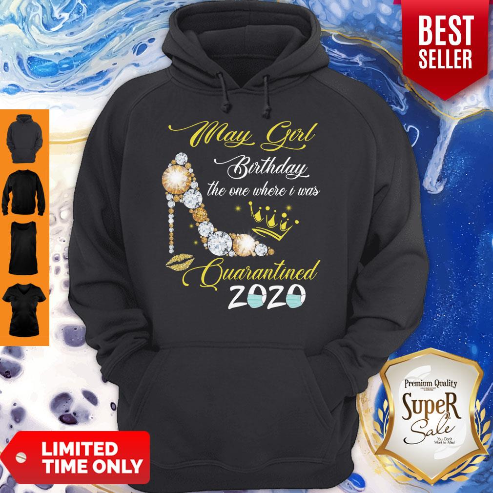 High Heel May Girl Birthday The One Where I Was Quarantined 2020 Shirt - Image 4
