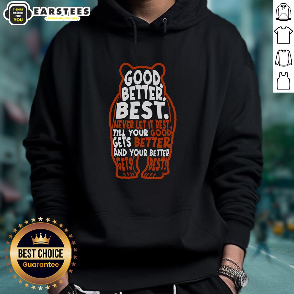 Good Better Best Bears Sports Football T-Shirt - Image 2
