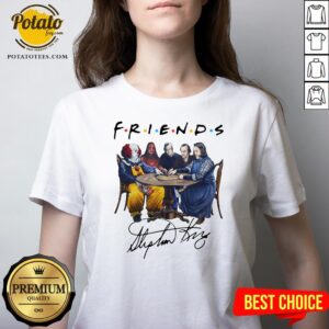 Alternative view of Perfect Stephen King Friends Signature Shirt