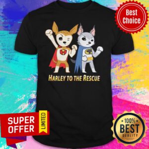 Superheroes Against Puppy Mills Harley To The Rescue Shirt