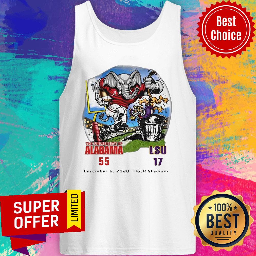 Nice The University Of Alabama 55 And LSU 17 Shirt - Image 4