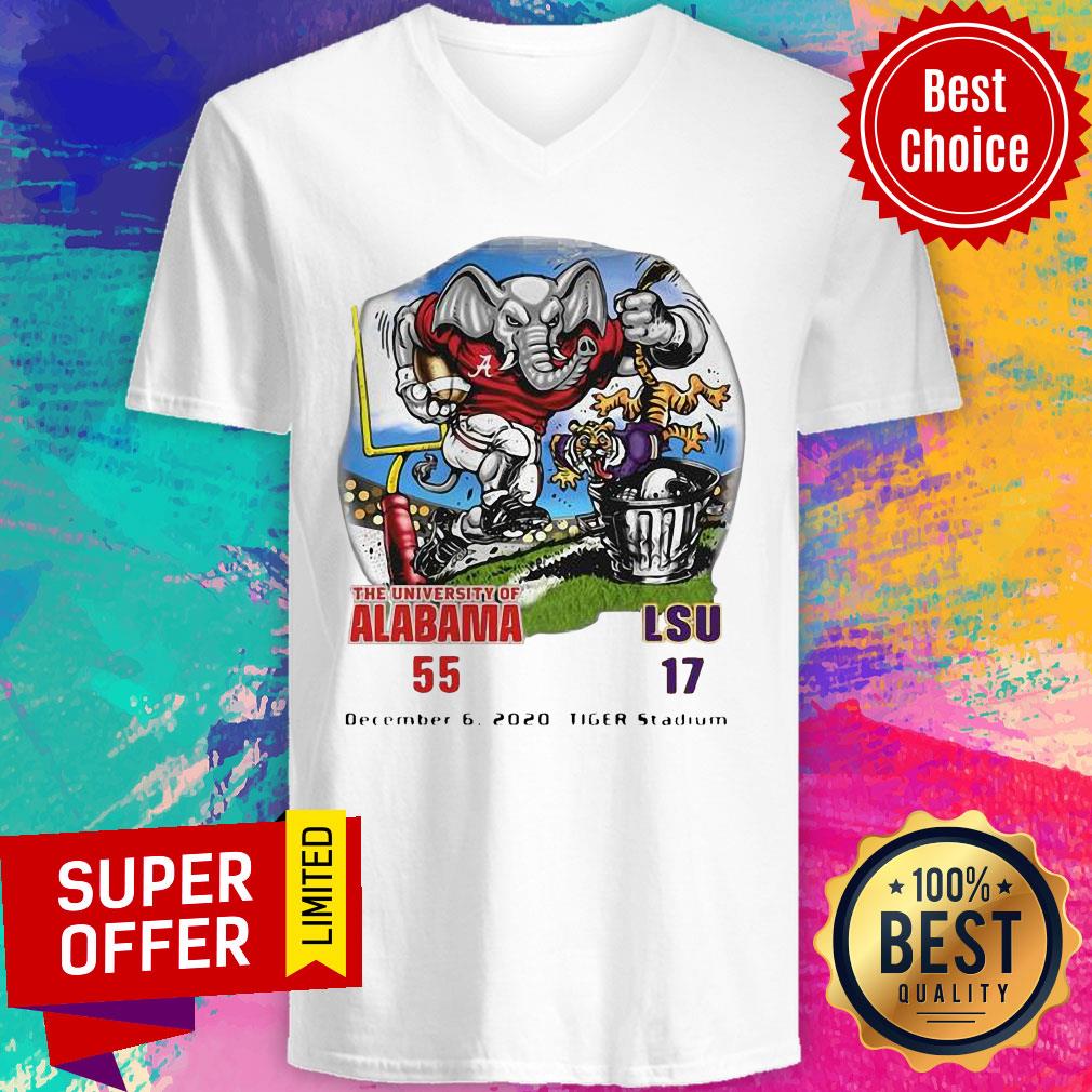 Nice The University Of Alabama 55 And LSU 17 Shirt - Image 3