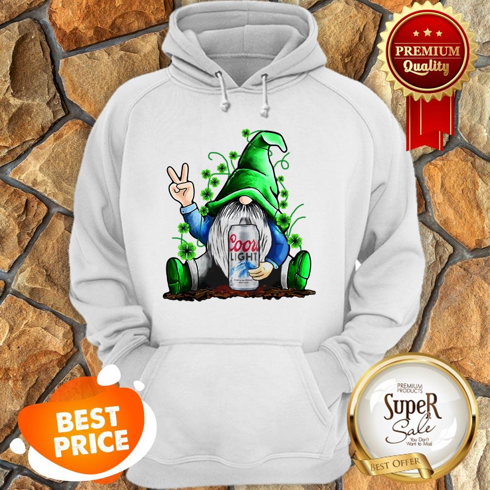Nice St Patrick’s Day Irish Gnome And Coors Light shirt - Image 5