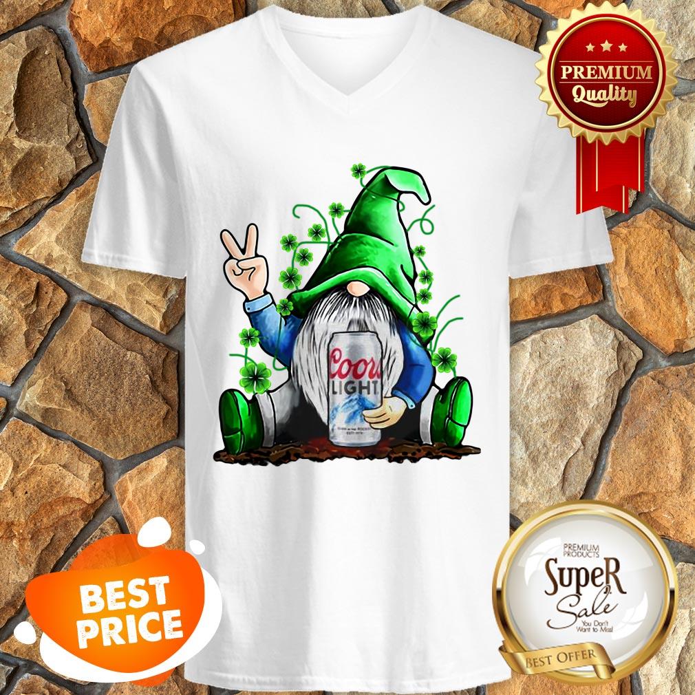 Nice St Patrick’s Day Irish Gnome And Coors Light shirt - Image 4