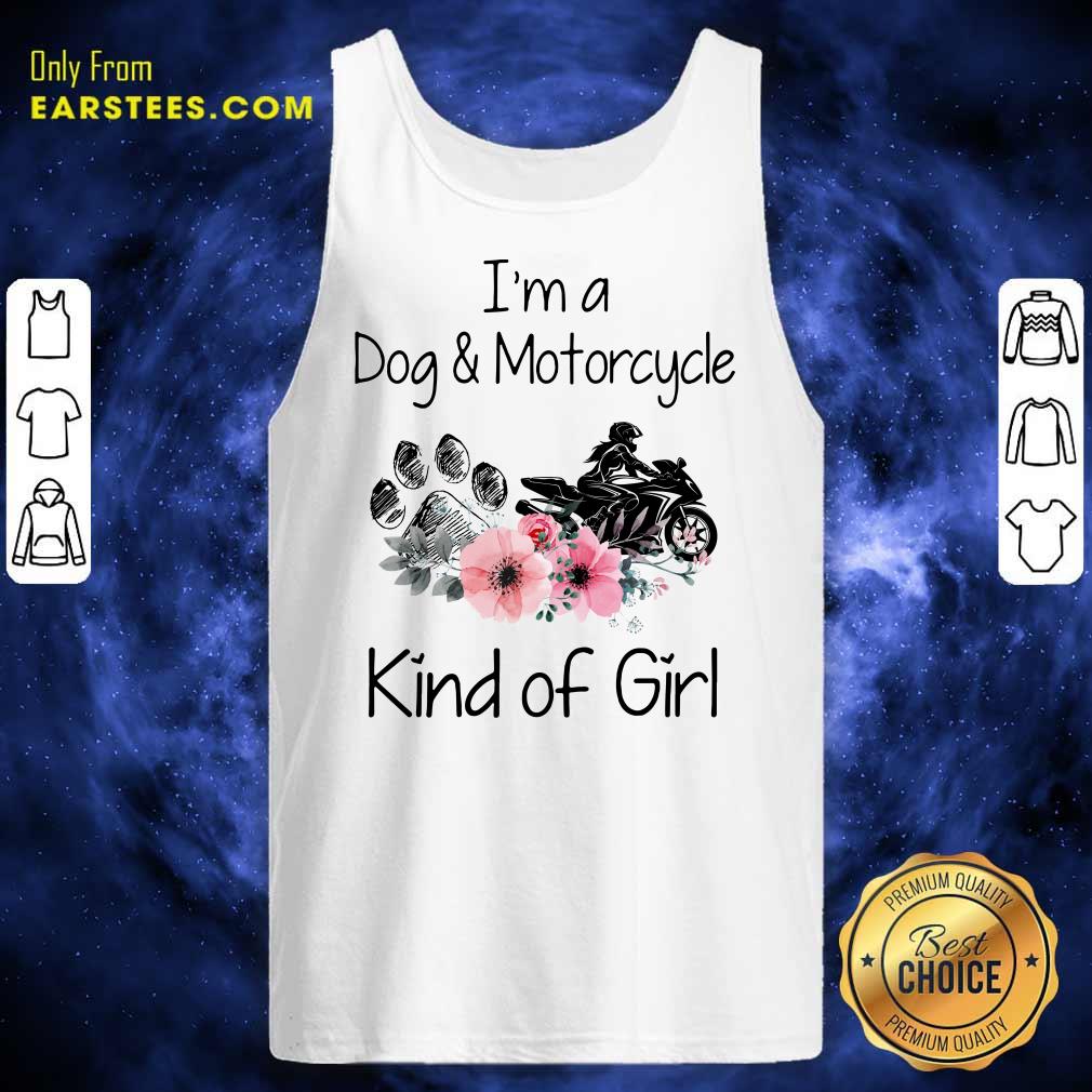 I'm A Dog And Motorcycle Flower Shirt - Image 2