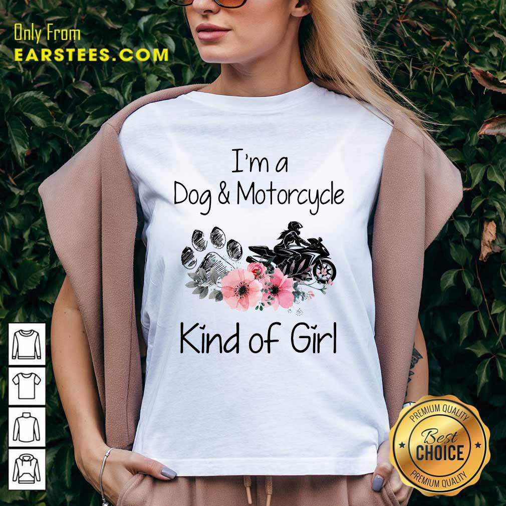 I'm A Dog And Motorcycle Flower Shirt - Image 5