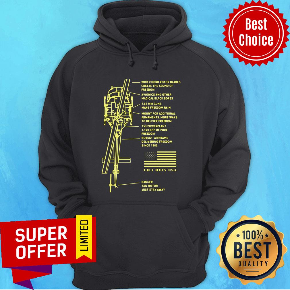 Nice Chemiscal Uh 1 Helicopter Symmetrical Shirt - Image 5