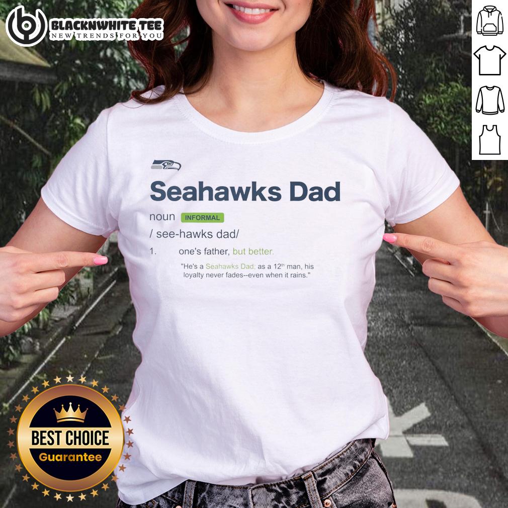Top Seattle Seahawks Dad Definition T-Shirt - Image 3