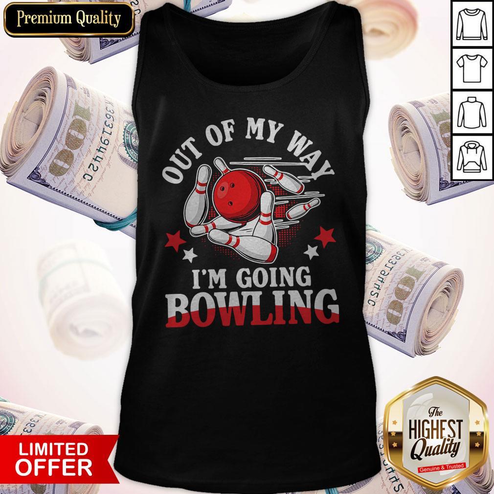 Nice Out Of My Way I’m Going Bowling Shirt - Image 4